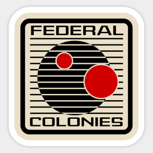 Federal Colonies v2 Sticker